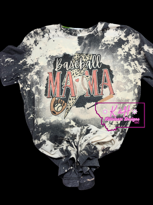 Baseball mama t shirt